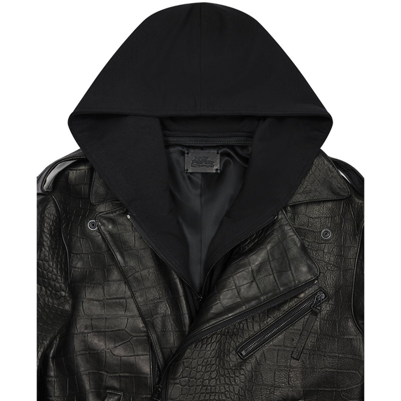 No Fear x Opium Hooded Croc Biker6