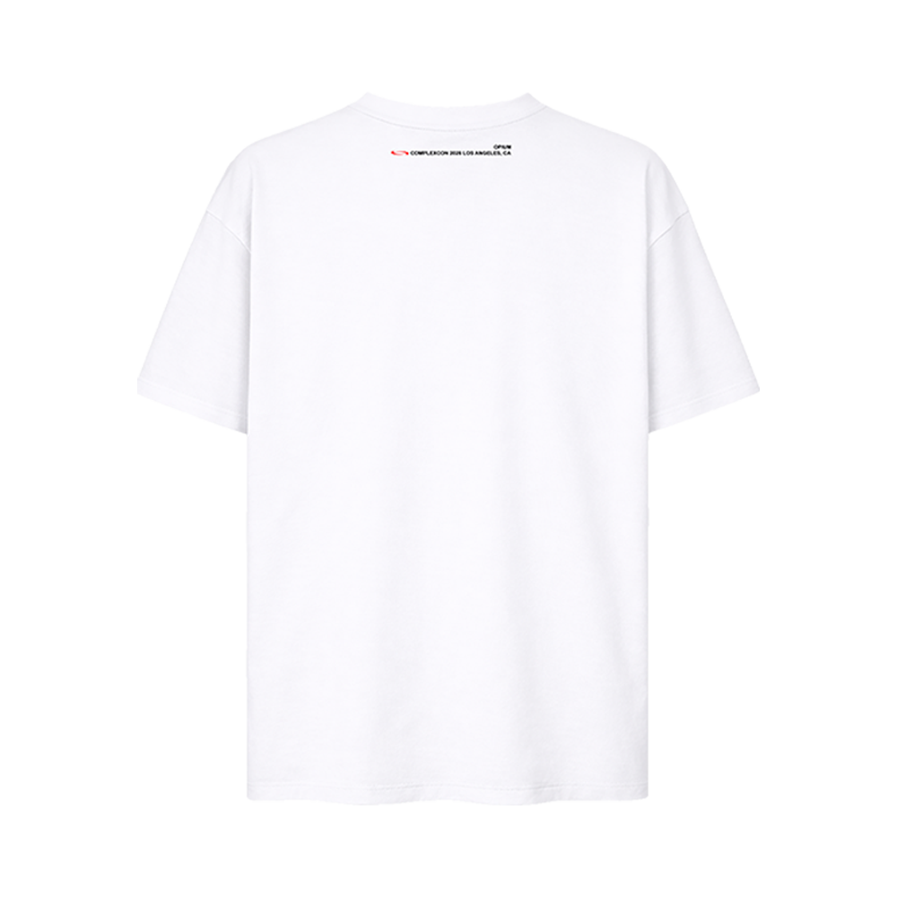 White Photo Tee back
