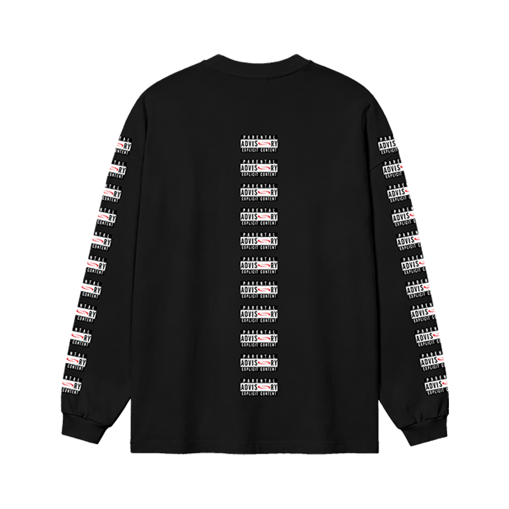 Parental Advisory Long Sleeve back