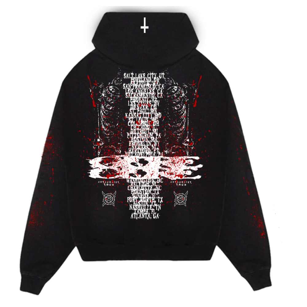 XTagonist Tour Zip Hoodie Back