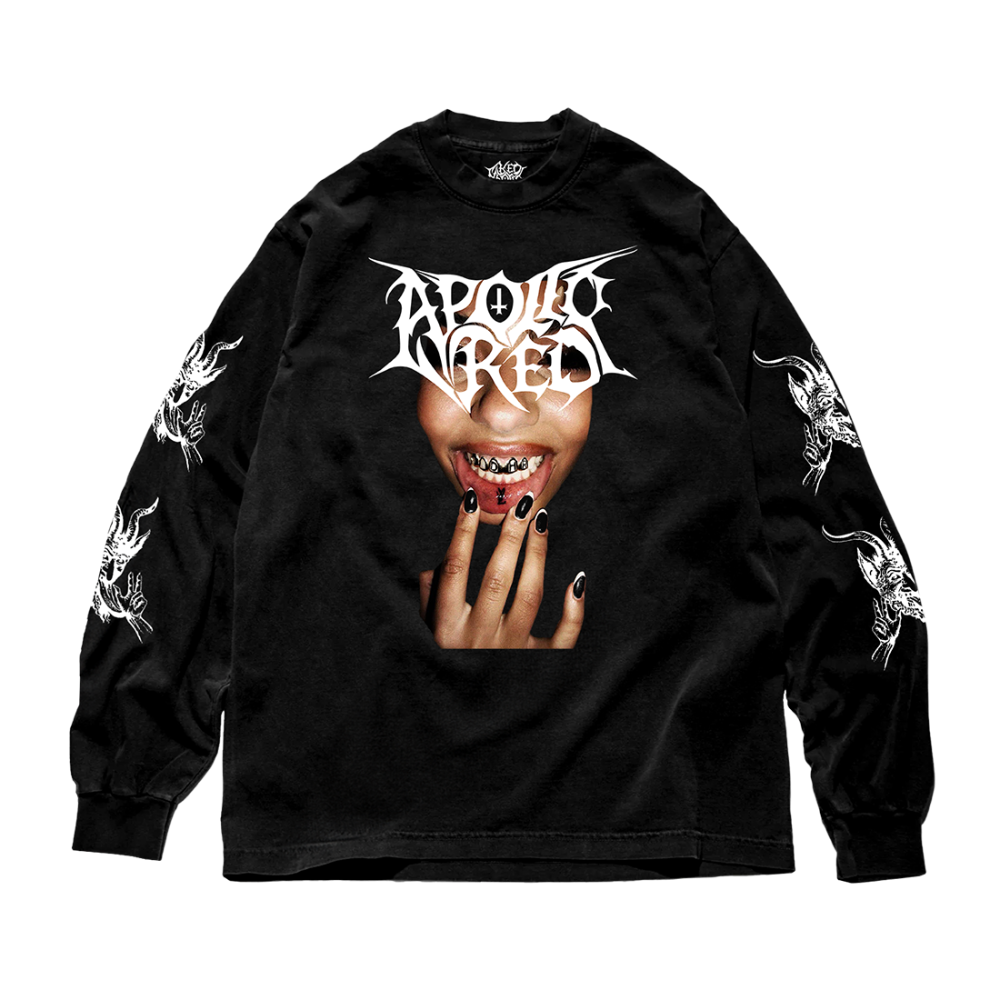 APR Lip Tat Girl Long Sleeve Front 